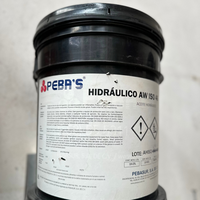 Aceite Hidráulico Libre de Zinc ISO: 32, 46, 68
