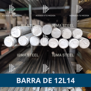 Barras de acero pintadas de blanco acomodadas en rack