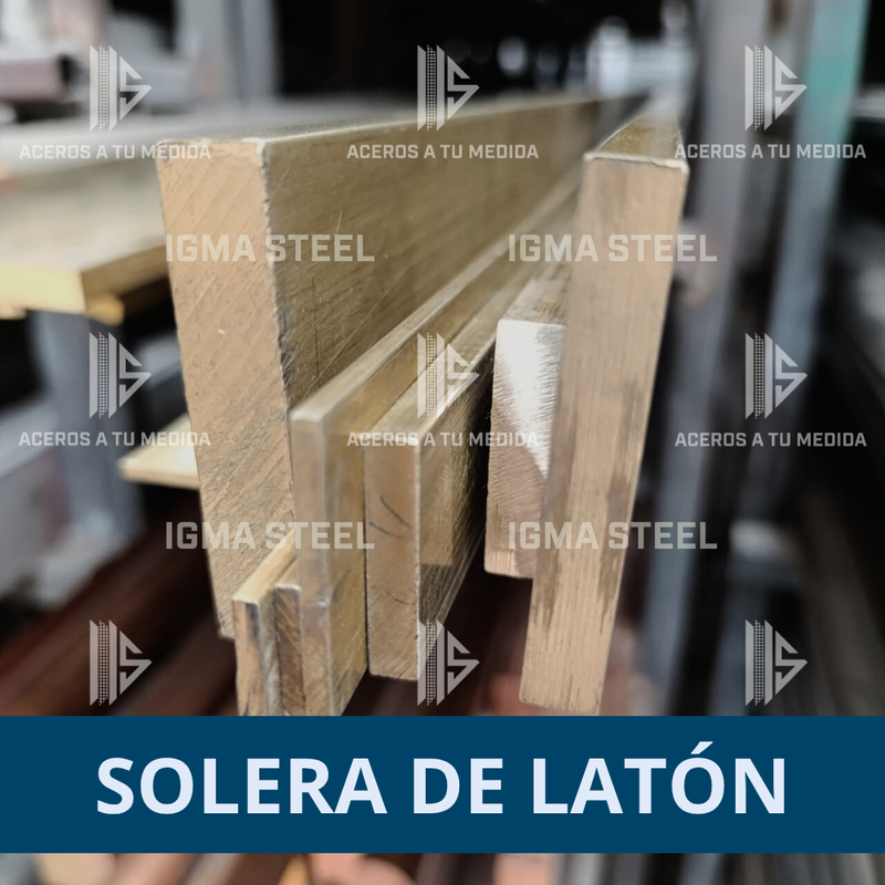 Soleras de latón acomodadas sobre rack