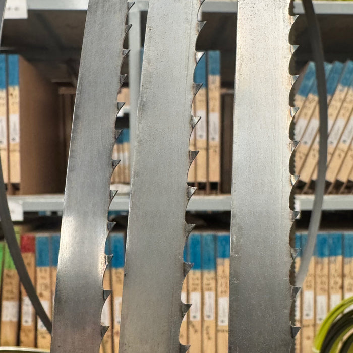 Fotografía de filo de sierra cinta para cortar carne