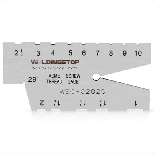 Calibrador De Roscas Acme 29\U001E 1 - 10 Tpi