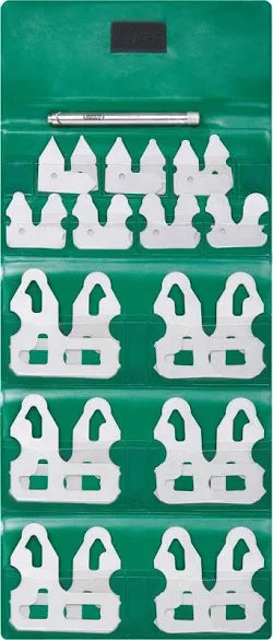 Set De Medidores De Radios Rango 0.010" - 0.5" 26 Hojas